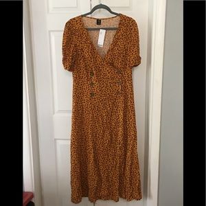 UO Wrap Midi Dress